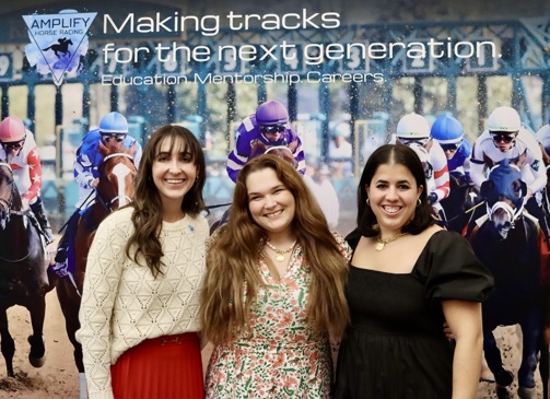 Amplify Horse Racing team photo.